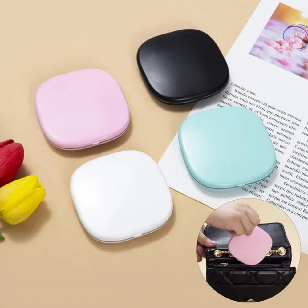 Handheld Folding Makeup Mirror with LED Light